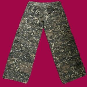 REVICE Camouflage Flare & Wide Leg Jeans